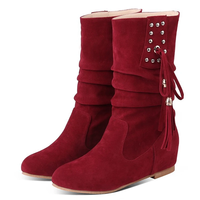 Autumn Style 30-52 Size Thigh High Women Femininas Knee-high Boots Masculina Zapatos Botines Mujer Chaussure Femme Shoes 7900-1