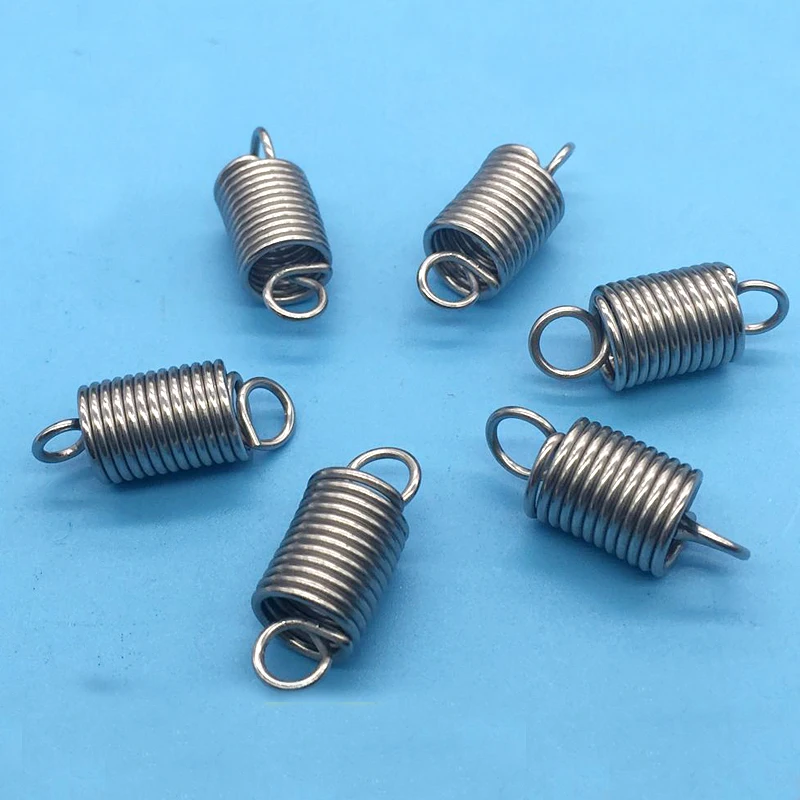 8mm External Diameter Stainless Steel Drag Spring 25mm Long Draw Pullback Extension Spring 20pcs