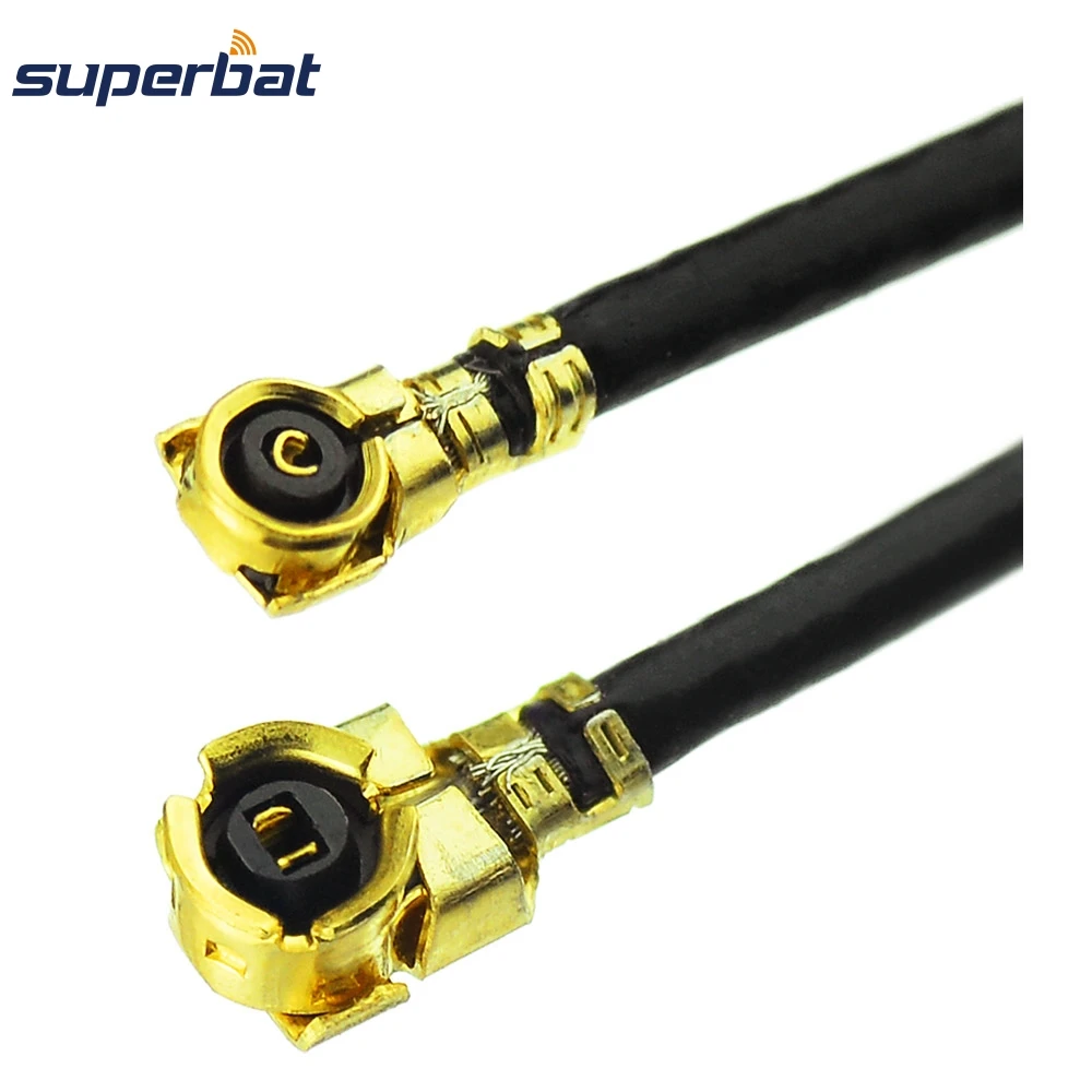 Superbat U.FL Generation Female Right Angle to U.FL four Generations Jack RA 1.13MM 5cm RF coaxial Cable Assembly