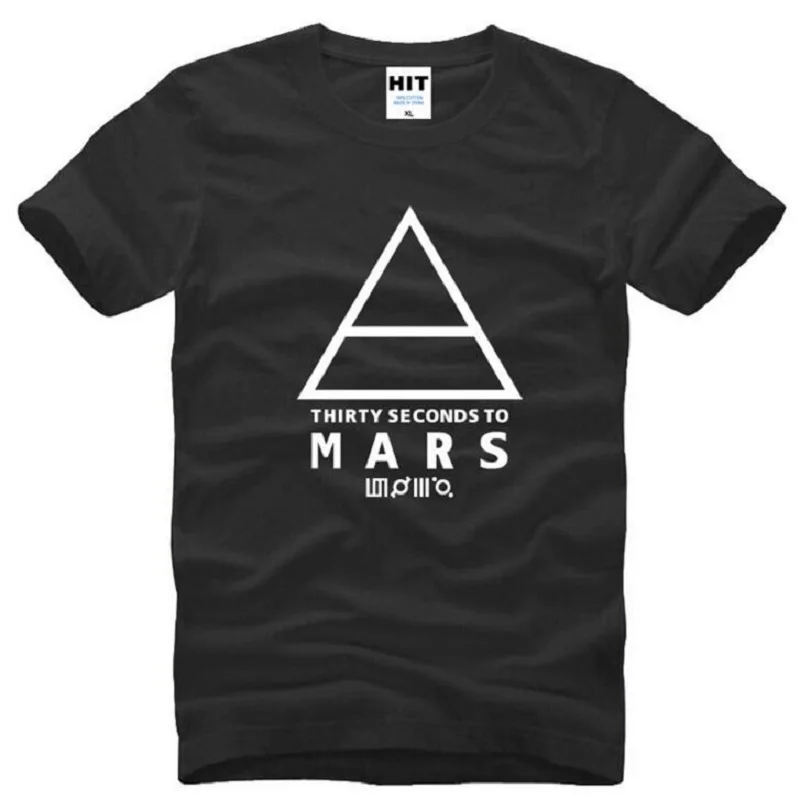 30 Thirty Seconds To Mars 30STM T Shirt Men Hip Hop Short Sleeve O Neck Cotton Man T-Shirt Cool Tee Shirt Homme Camisa Masculina