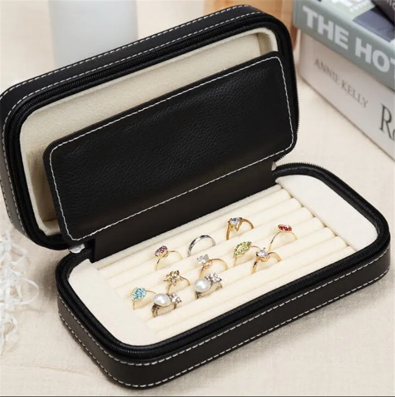 New leather jewelry box, 5 styles to choose, can place multiple pieces of jewelry ring box necklace box watch box