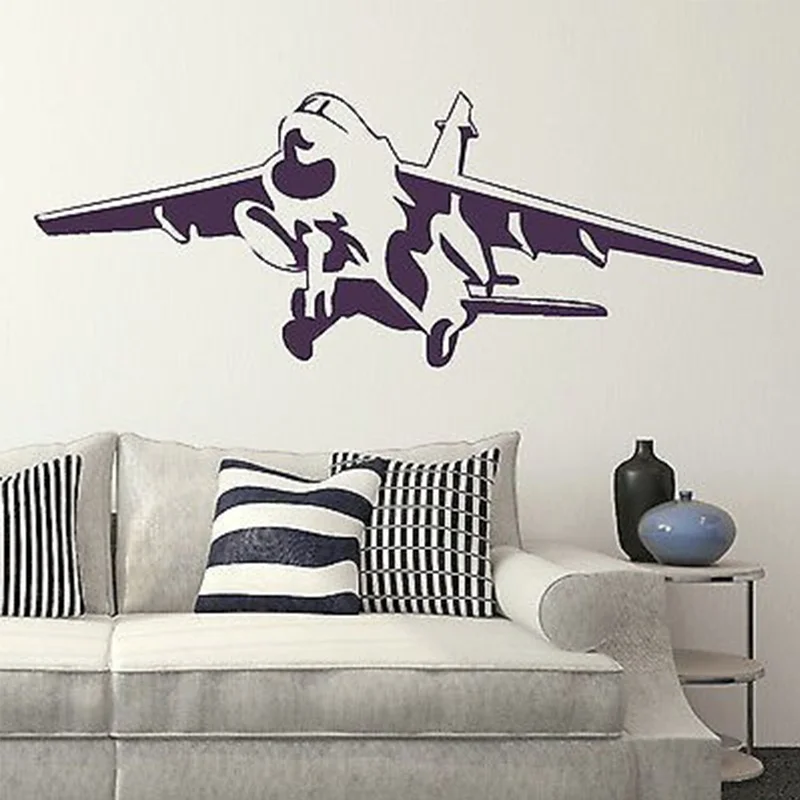 Aircraft wall stickers for kids room boy helicopter Decals DIY bedroom wall, Babysitting Childrens Vinyl wall sticker decoration