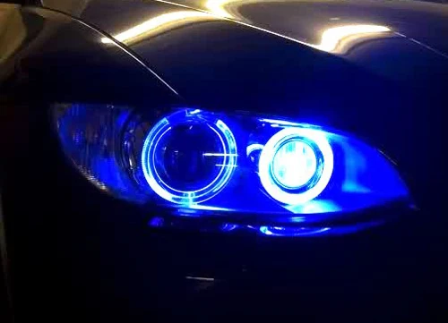 2x 20W H8 white/blue/red LED Angel Eye Halo Ring Marker Light Bulbs No Error for 1,3,5,6,7-series,X1,X5,X6,X3,Z4,E60,E70,E71,F01