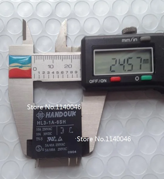 

New original 100% power relay 10A 250VAC (10A 30VDC) HL3-1A-6SH HANDOUK 4pin.