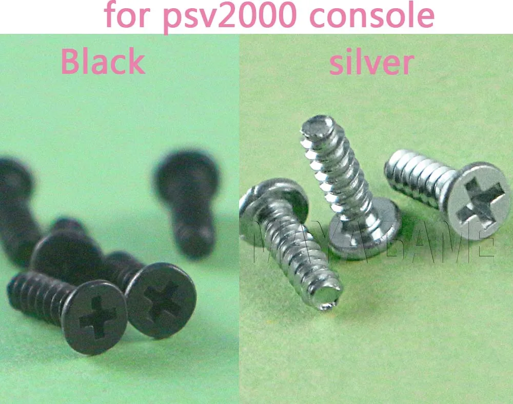 PS Vita PSV2000 교체 크로스 헤드 나사 하우징, PSV 2000 psvita2000 게임 콘솔 나사, 내부 및 외부 나사, 5 개