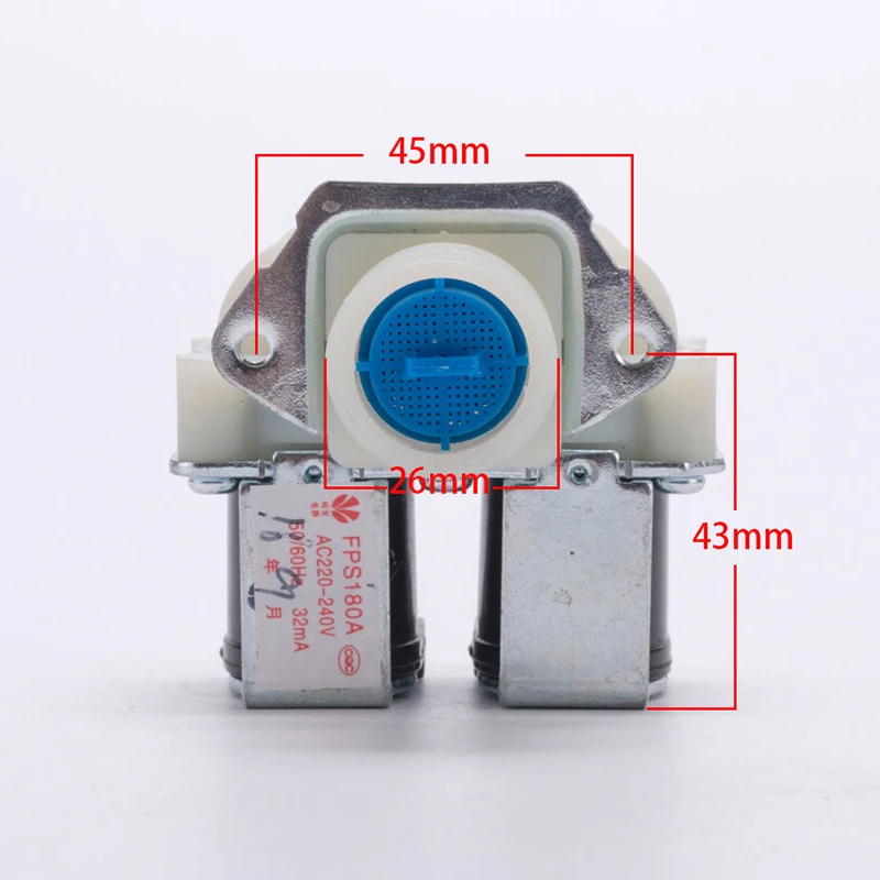 FPS180A AC220V lavatrice generale doppia ingresso valvola acqua elettrodomestico lavorazione lavatrice parti di ricambio