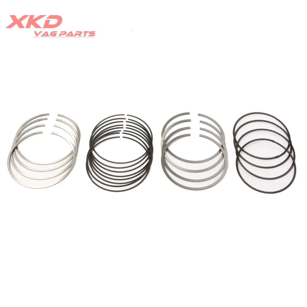 STD 76.5mm Engine Piston Ring Set Fit For VW Beetle Golf Jetta 6 Tiguan  AUDI A1 A3 S3 1.4T EA111 03C 198 151 A/R CAVD CAXA CTHA