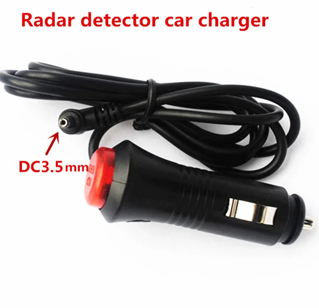 5pcs/ Lots Universal DC 3.5mm Outlet 24V to 12V Car Charger Adapter for Radar and Laser Detector