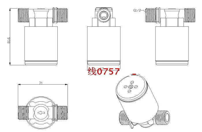 Tank Levers Automatic Level Control Valve Float Valve Inlet Valve Switch Tower Controller For Feedlot Toilet Tanks Switch