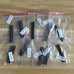 KIT transistor SMD SOT-23 S9013 S9014 S9015 S9018 MMBT3904 MMBT3906 SS8050 SS8550 2N5551 2SC1815 10 tipos X10pcs = Total 100pcs