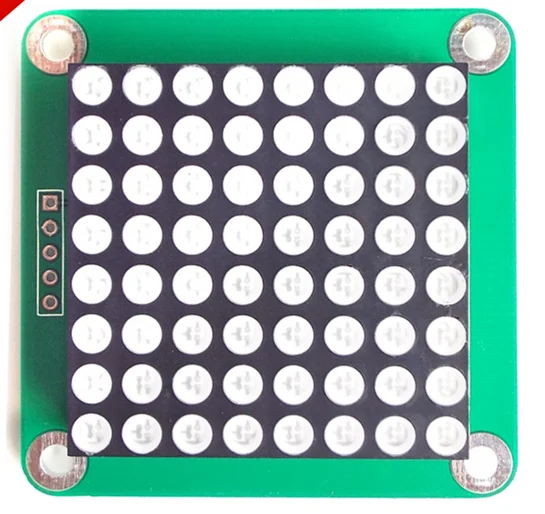 赤と緑のドットマトリックスモジュール,ダブルカラー格子モジュール,8x8,8x8,8x8,ta6932,3.75, max7219
