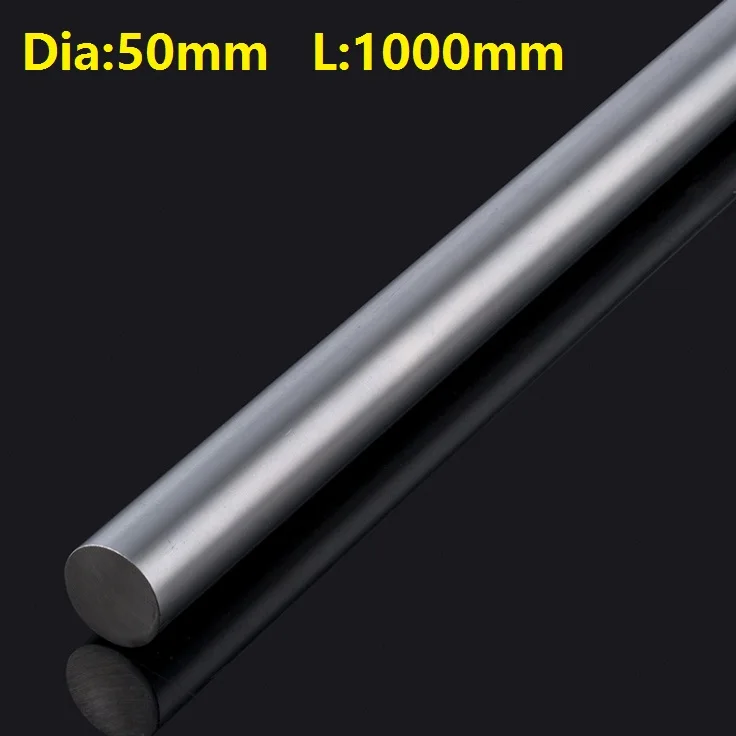 

1pcs 50mm linear shaft 1000mm long 50x1000mm hardened chromed plated steel rod