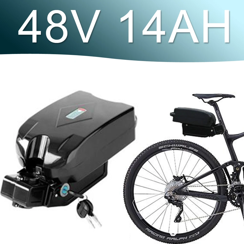 

48V 1000W Lithium ion Battery 14AH battery fro g typ Rear Battery Pack 48V Electric bicycle 48v 8fun bbshd E-bike battery