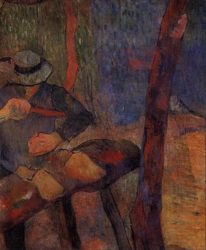 

High quality Oil painting Canvas Reproductions The clog-maker (1888) by Paul Gauguin hand painted