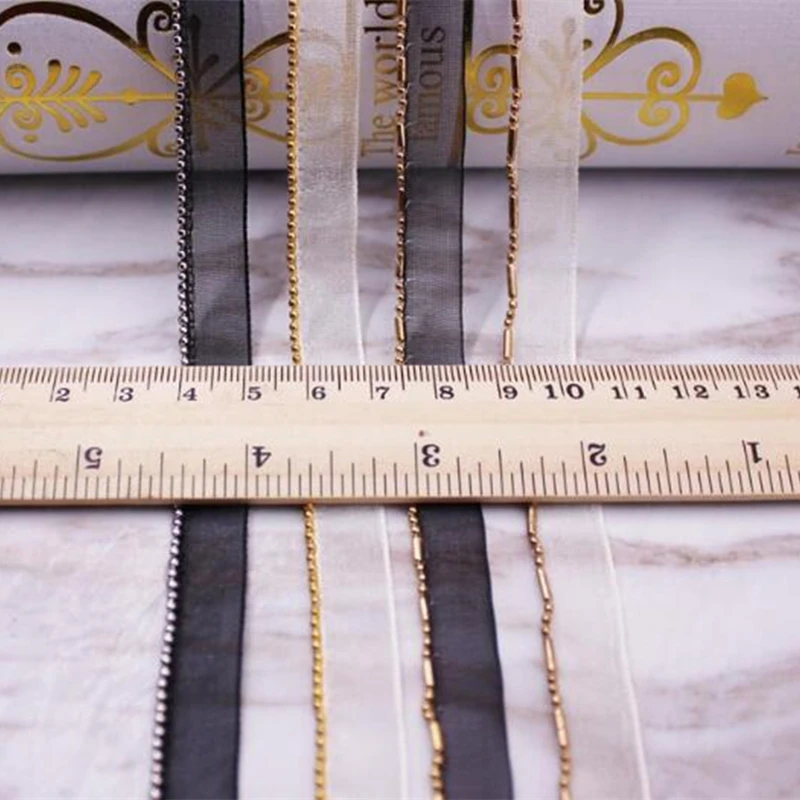 Lace Ribbon Tape Width 10MM Trim Fabric DIY Embroidered Net Cord For Sewing Decoration african lace fabric