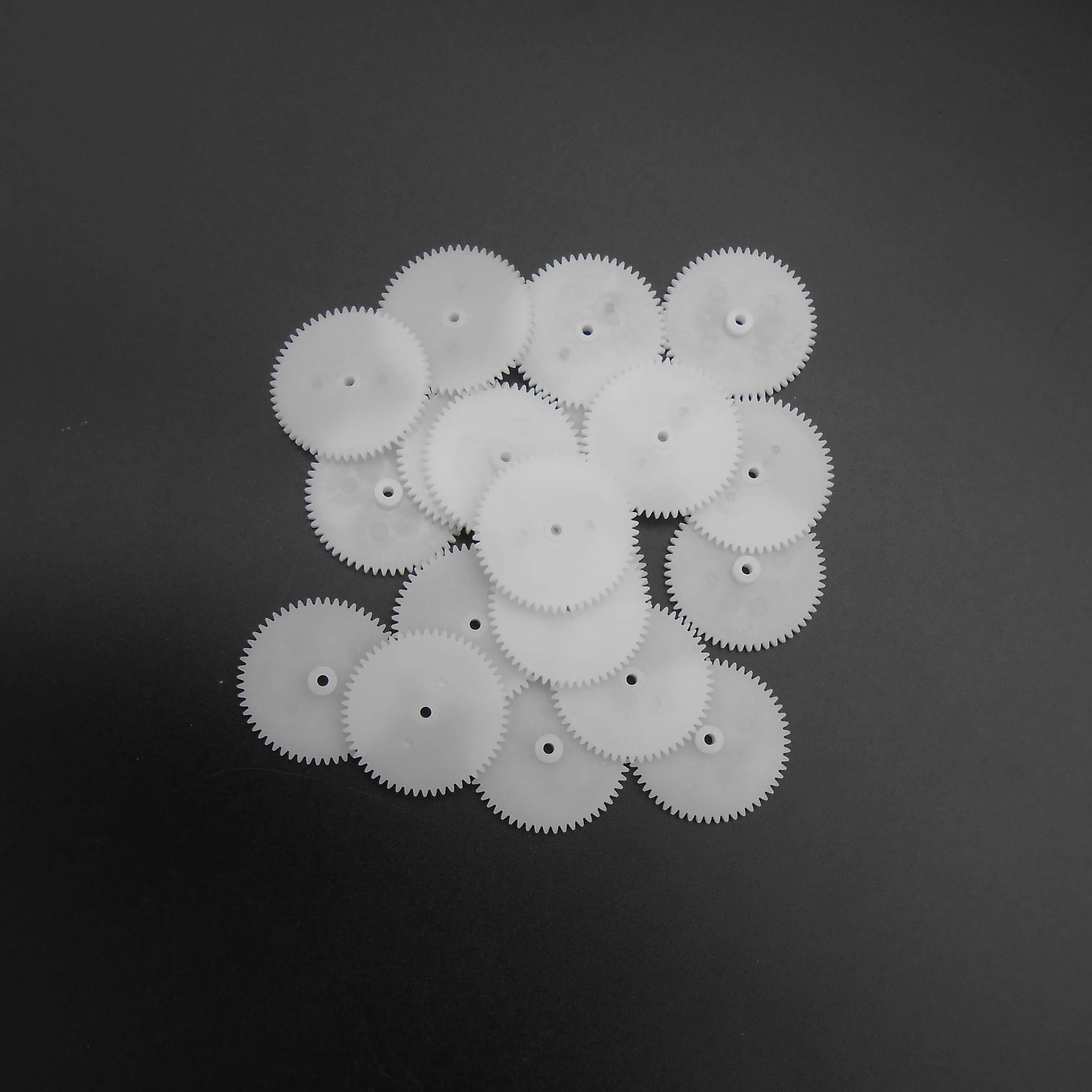 1000PCS/LOT 0.5M 56T 2A Plastic Spur Gear 0.5 Modulus T=56 Aperture: 2mm 1.95MM Tight Fitting 56 Teeth 4MMX29MM Gears NEW *FD477