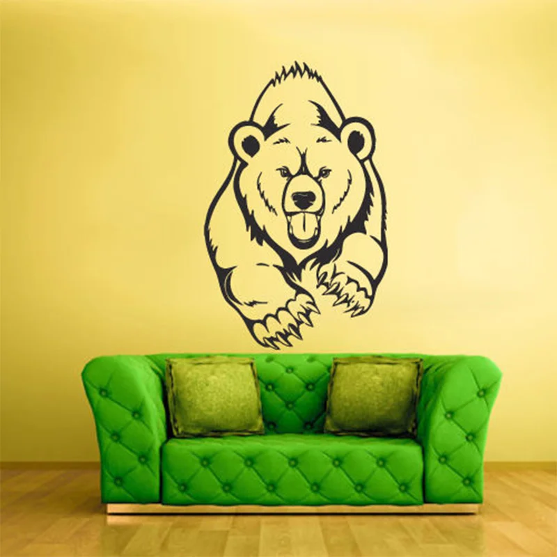 Size 58x90cm Wall Decal Vinyl Sticker Decor Art Bedroom Decal Bear