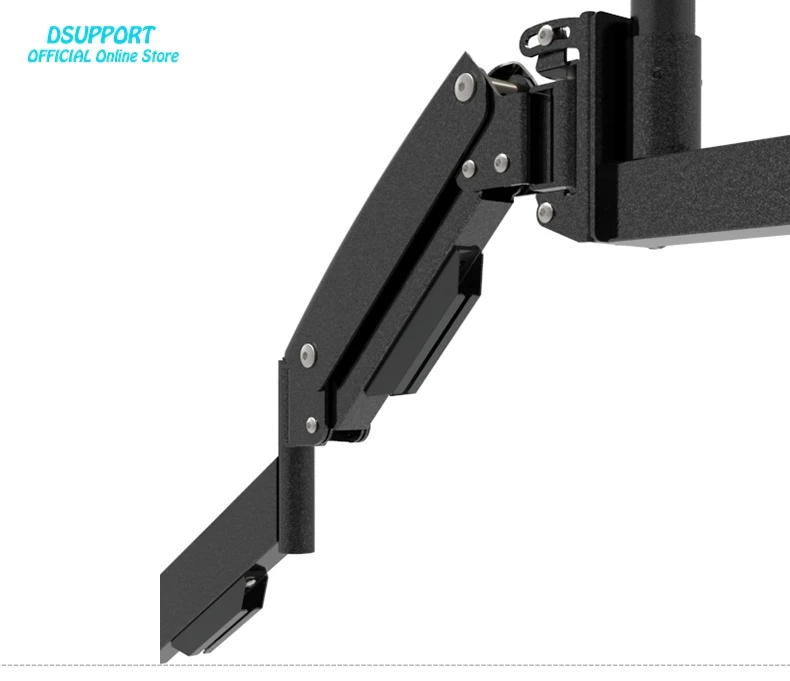 Imagem -05 - Suporte de Chão Personalizado com Mola a Gás Apoio para Teclado Montagem Lateral na Parede