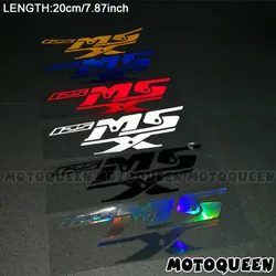 2PCS Motorcycle body Wheels Rims Fairing Helmet Tank Pad decoration logo Label reflective Stickers Decals For MSX 125 MSX125