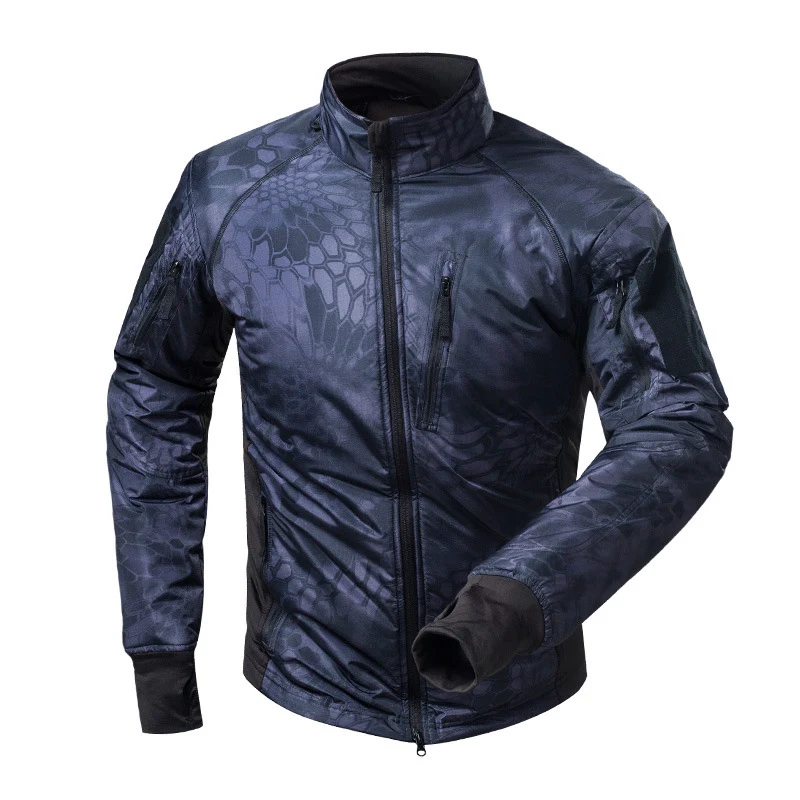 MEGE-chaqueta táctica impermeable para hombre, cortavientos cálido, chaqueta Bomber con capucha