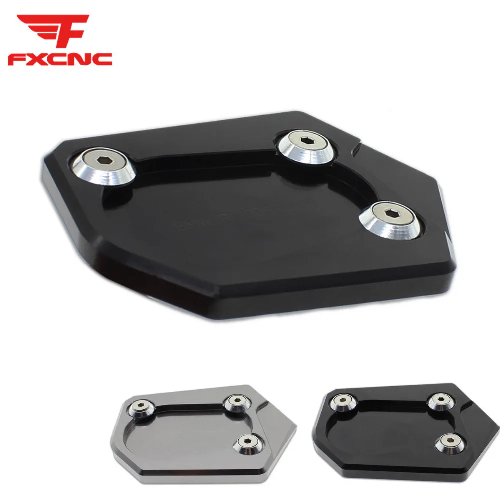 

Motorcycle Side Stand Kickstand Sidestand Extension Enlarge Plate Pad For BMW R1200R 2009-2016 R nineT 2014-2015 R1200RT 05-13