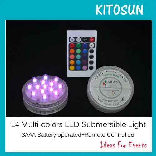 20pcs/lot 3AAA Battery Super Bright Multicolors LED Waterproof Vase Light Wedding Events Party Centerpiece LED Light Lamp