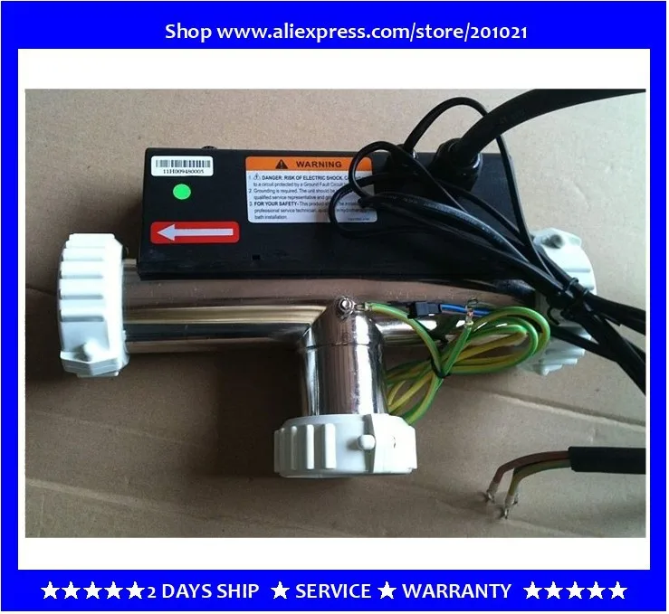 T shape H30-R3  LX flow type Spa heater & hot tub heater & bathtub heater can replacing WEZUE WZWR30/WZWR40-2HR heater