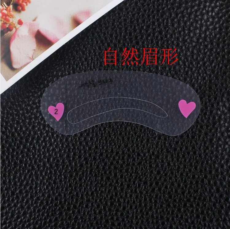 Flat nature European eyebrow 3 style Eyebrow stencil Eyebrow Tattoo Artifact eyeliner eyebrow card reusable DIY makeup tool 9pcs