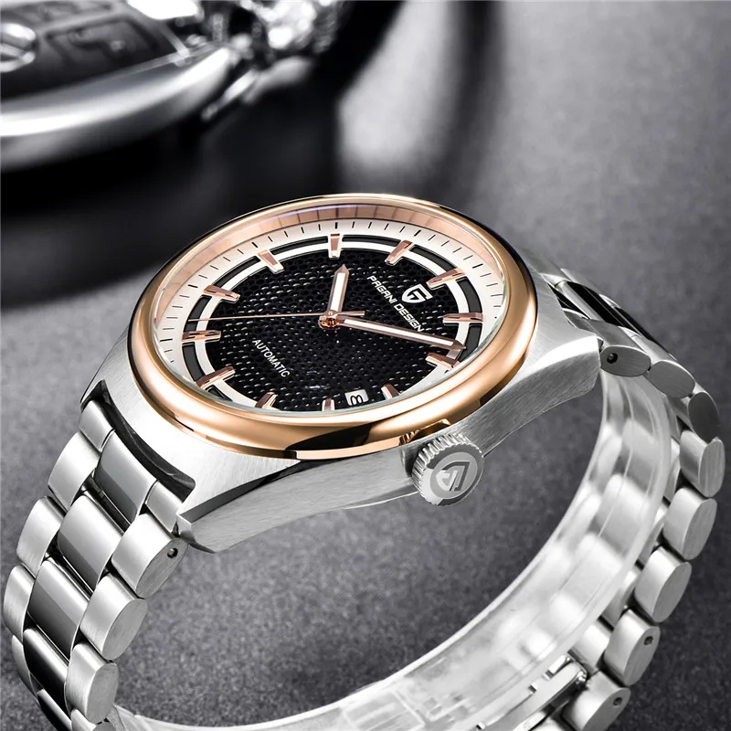 2018 new men\'s watch PAGANI luxury design brand new mechanical automatic fashion business men stainless steel watch Relogio Masc