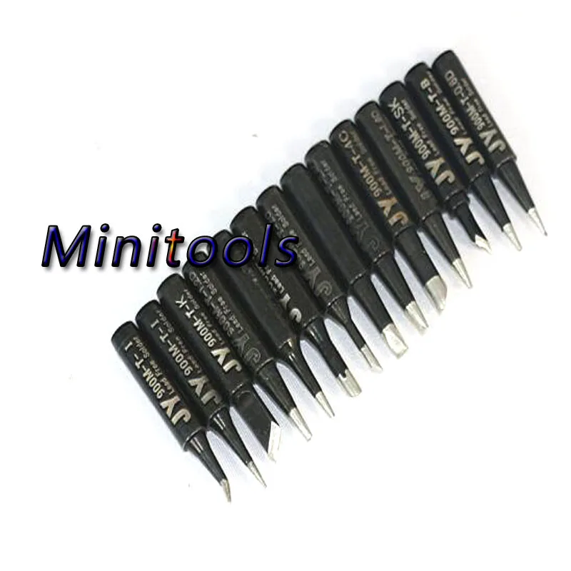 14pcs Lead-free Solder Iron Tip 900M-T+Iron casing For SAIKE ATTEN AOYUE YIHUA ...Soldering Rework Station Iron