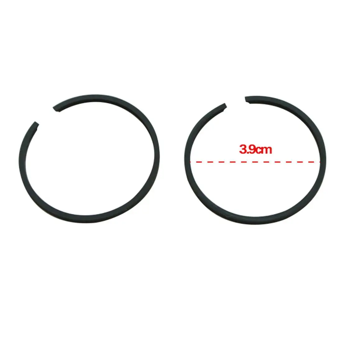 39mm Piston Rings For 49cc 50cc 66cc 80cc Motorized Bicycle Motorised Bike 1 Pair Piston Rings