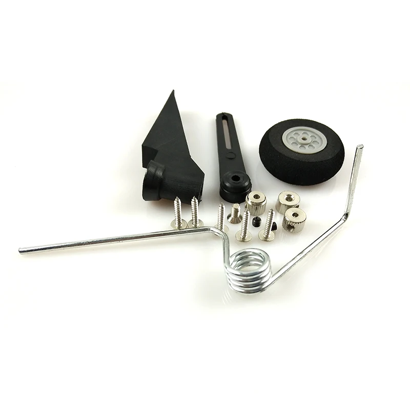 1 Set Replace Tail Wheel Assembly landing gear 60x25mm D28 /30 RC Airplane Parts Aeromodelling For Jet 540T Tires