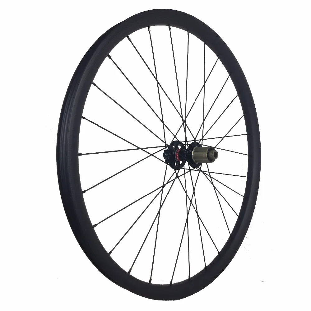 

Carbon Cycling DIY 26" Wheelset 30Mm Width Mtb Chinese-Carbon-Wheels Clincher Hookless Tubeless Rims Compatible cross country XC