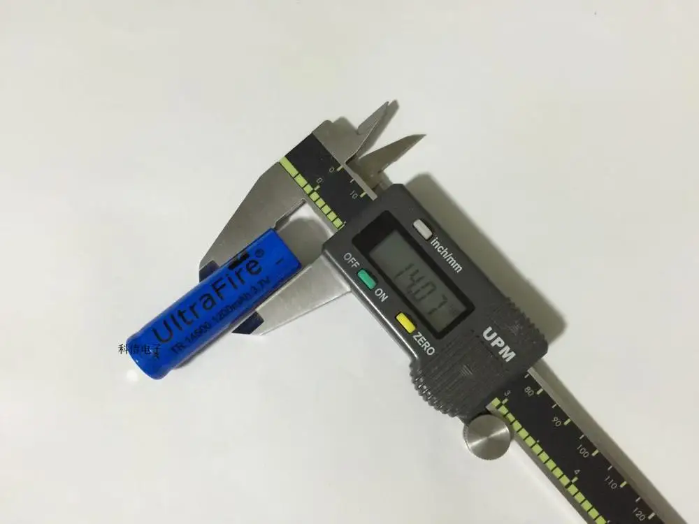 Pilas recargables de litio AA, pilas de linterna de volumen del pie, pilas recargables de litio 1200MAH, pilas recargables de iones de litio 14500