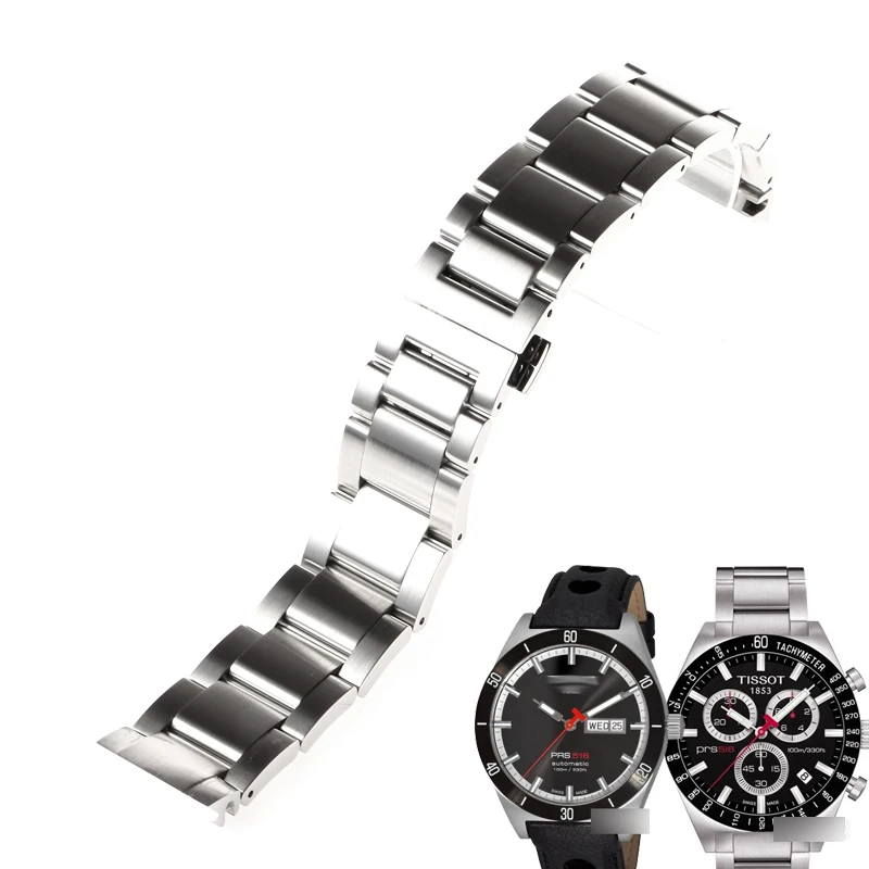 

WENTULA watchbands for TISSOT T044430A/T044614A stainless steel solid band man 20mm 22mm