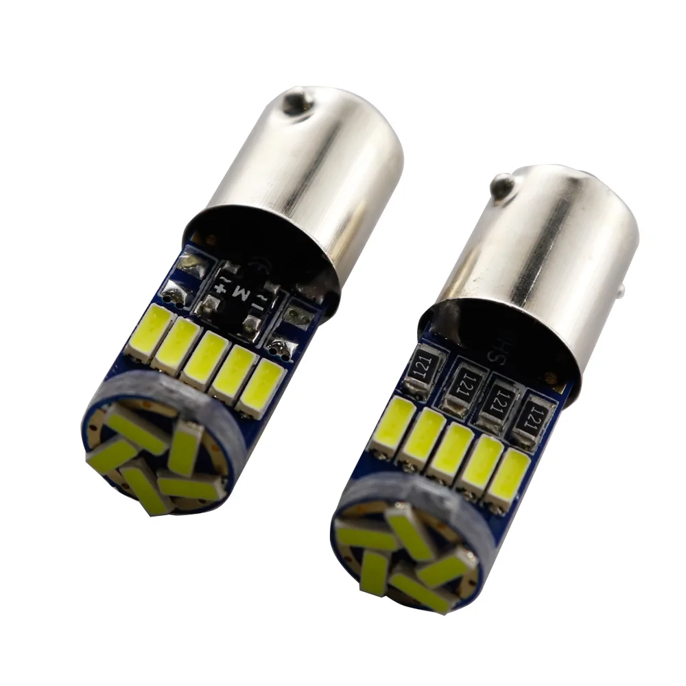 

10pcs BA9S T4W T11 15 smd 4014 Auto LED bulbs interior Lights Car light Source 12V T4W 3886X H6W 363 interior Lights Lamp