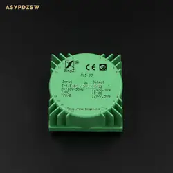 Il quadrato verde 15W 15VA ha sigillato i trasformatori toroidale M15-03 il ca doppio di tensione di uscita 12V(2*12V)