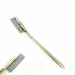 1PC Stainless Steel Wire Brush Gap Groove Cleaning Tools Multi-function Straight Head Mini Scrubbing Rust Removal Brushes