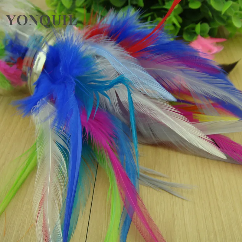 14 Màu Chọn Gà Trống Lông 6-8Inch/15-20CM /DIY Phụ Kiện Tóc, fascinator Chất Liệu Cho Nón Vải Trang Trí