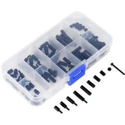 M2 Nylon Hex Male and Female Spacer Standoffs Screw Nut Assortment - for fpv drone quadcopter building