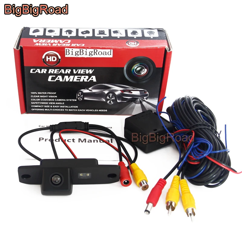 BigBigRoad Car Rear View CCD Camera For Hyundai Accentt Tucson Terracan Veracruz Elantra Sonata NF Parking Camera Night Vision