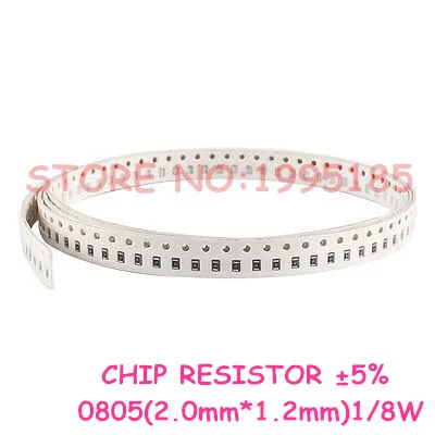 100pcs/lot  0805 SMD Resistor 5% 20K ohm 0805 203 2.0*1.6mm