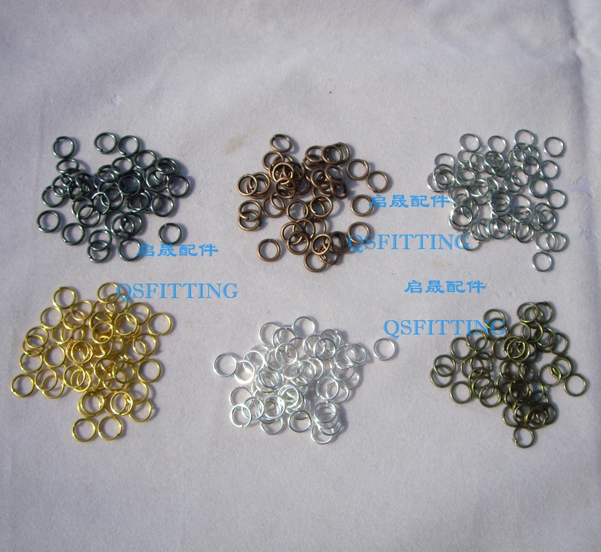 100pcs/lot jewlery findings and components,6 different plating,alloy connectors for bracelets