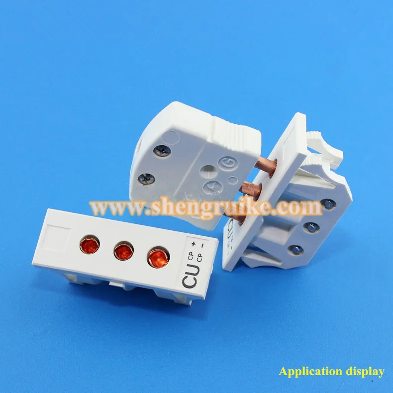 

Three column round foot pt100 plug socket RTD platinum resistance male and female connector connector panel installation socket