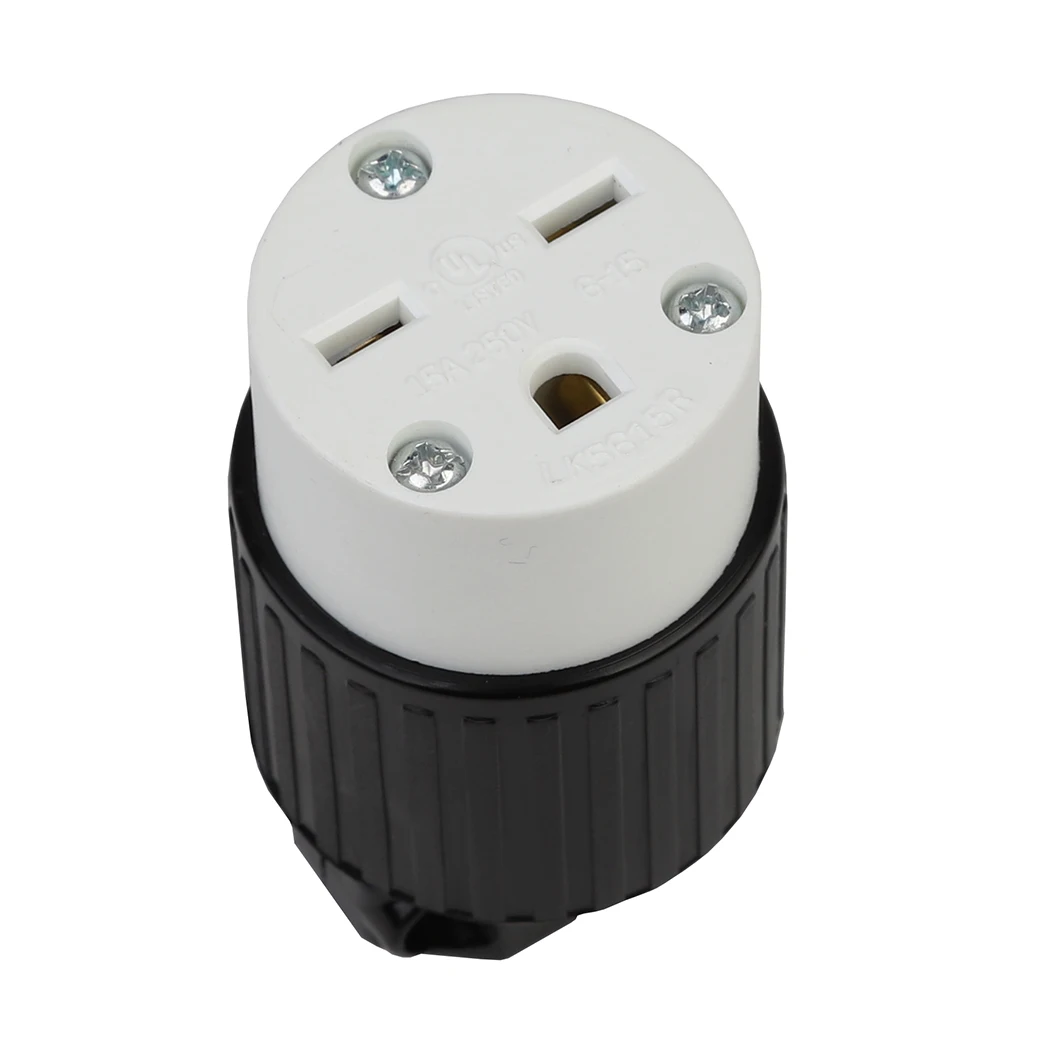 NEMA 6-15R  Self-wiring socket,15A/250V,US self-wiring connector,American Standard Industrial 3 hole  Female Plug