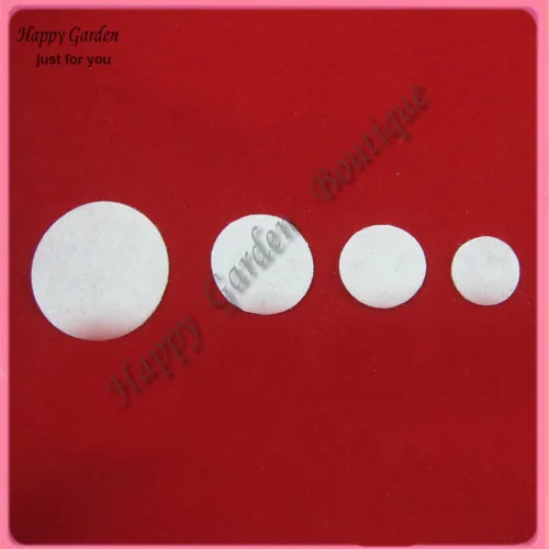 

DIY 2-4cm 1000pcs/lot Round Felt Fabric Pads Accessory Patches Circle Felt Pads Fabric Flow felt circle free shipping