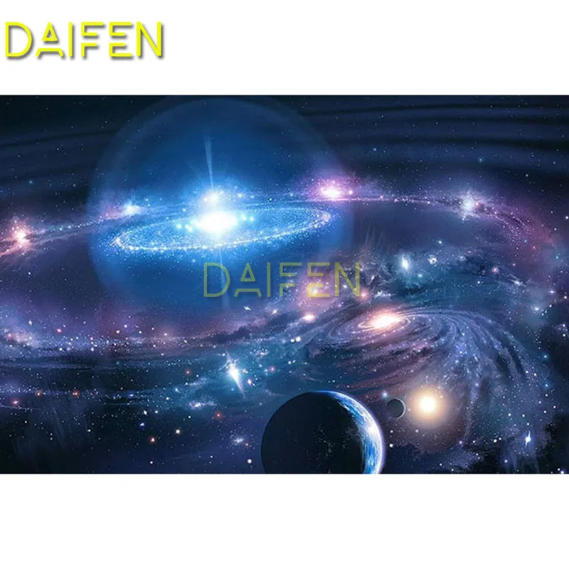 Full Square Diamond embroidery universe  earth Starry sky Planet Full Round Diamond painting Cross stitch DIY 3D Diamond mosaic