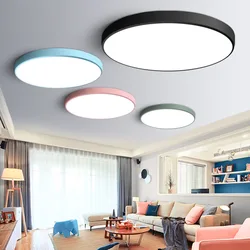 Led Ceiling Lamp 18w 24w 36w Modern Panel Ceiling Lights For Living Room Bedroom Kitchen Indoor Lighting Remote control 110 220V