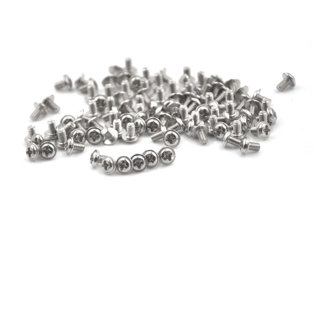 100Pcs M3 Screw M3X5 5mm PC Case Hard Drive Precision PSU 6/32\
