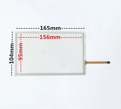 5pcs/lot New 7.1 inch resistance touch screen 165*104 mm